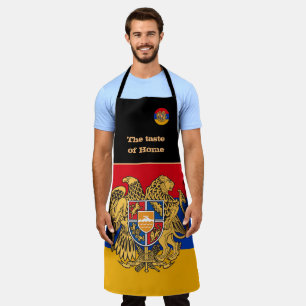 Tablier Goût de la maison & drapeau arménien, Arménie /