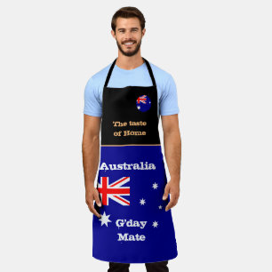 Tablier Goût de la maison & drapeau australien /Cuisine a