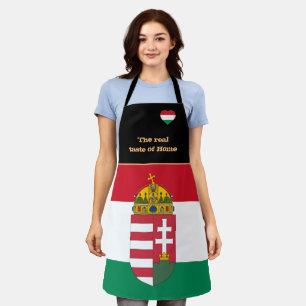 Tablier Goût de la maison et drapeau hongrois, Hongrie /Cu