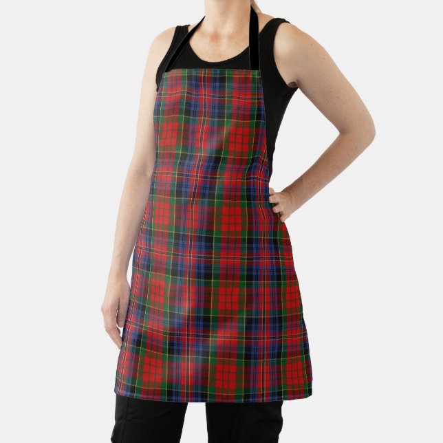 Tablier Goût de l'Écosse Clan MacPherson Red Tartan (Insitu)