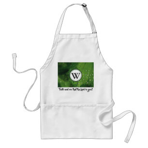 Tablier Goûter Et Voir Le Psaume MONOGRAM Personnalisé 34: