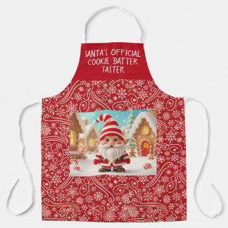 Tablier goûteur officiel de pâte à biscuits du Père Noël