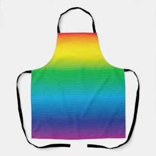 Tablier Gradation des couleurs avec des lignes sur toute l
