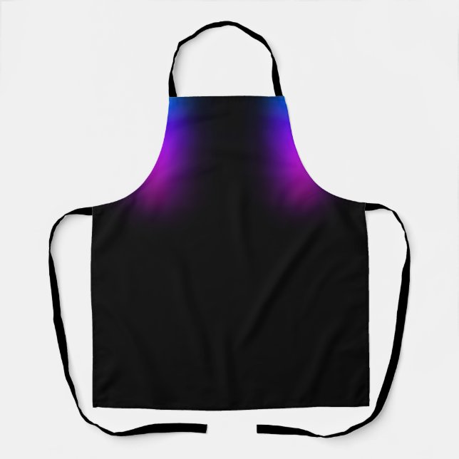 Tablier Gradient violet noir (Recto)