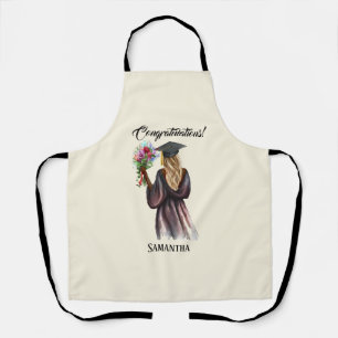Tablier Graduation d'aquarelle personnalisée (14)