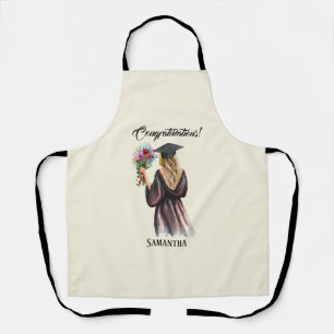 Tablier Graduation personnalisée en aquarelle (11)