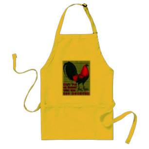 Tablier Grand Coq Rouge