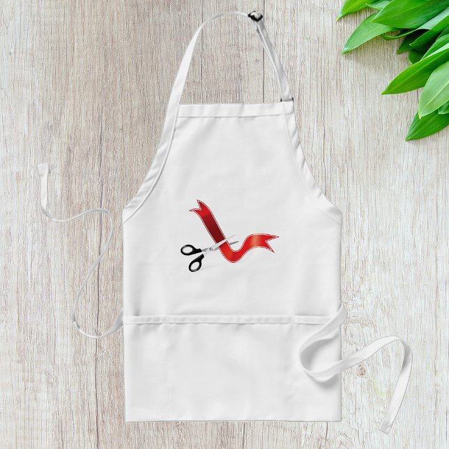 Tablier Grand Ouverture Célébration Ciseaux Couper le ruba (Créateur téléchargé)