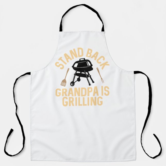 Tablier Grand-père grillade (Recto)