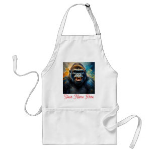 Tablier Grand sourire de gorille