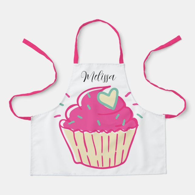 Tablier Grands enfants Cupcake (Recto)