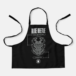 Tablier Graphique technique du scarabée bleu