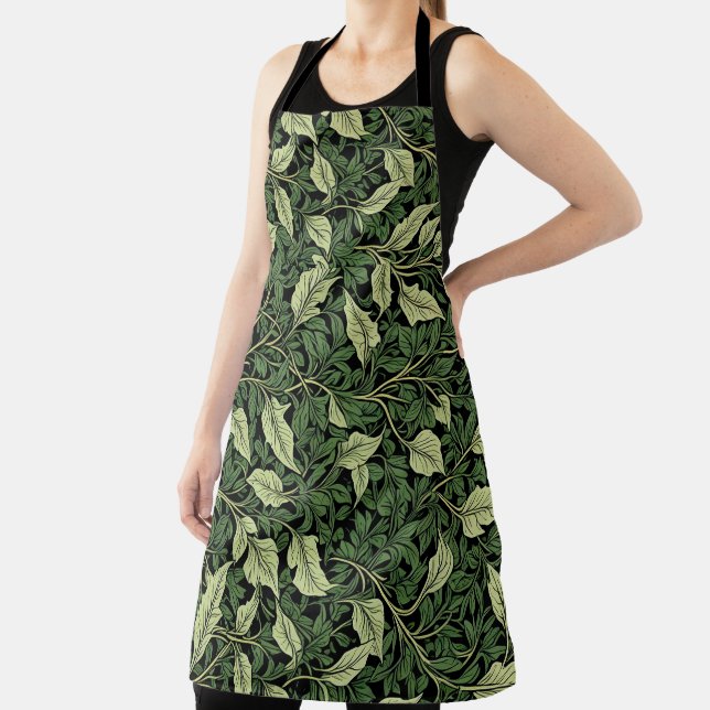 Tablier Grappe de vignes dans des nuances de vert (Insitu)