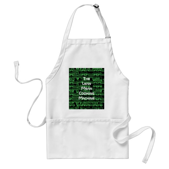 Tablier greenweavedigiglow, machine de TheLeanMeanCooking (Devant)