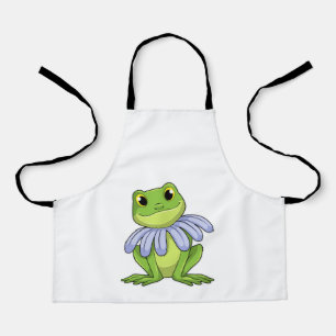 Tablier Grenouille avec marguerite