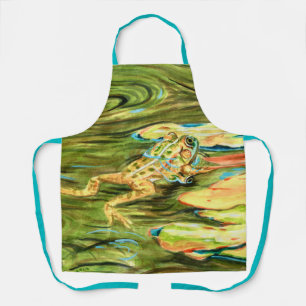 Tablier Grenouille dans l'étang - Apron