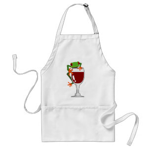 Tablier Grenouille et vin