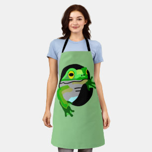 Tablier Grenouille verte