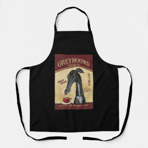 Tablier Greyhound Dog Coffee Company Canvas
