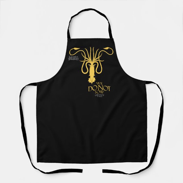 Tablier Greyjoy Sigil - Nous ne semons pas (Recto)