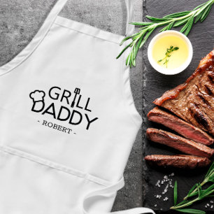 Tablier Grill Daddy Fête des pères personnalisée cadeau