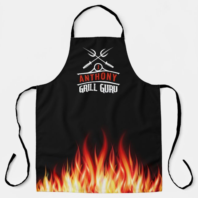 Tablier Grill Guru Personnalisé Apron Barbeque Master (Recto)