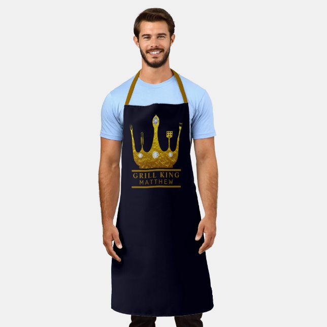 Tablier Grill King BBQ Couronne Faites votre propre marine (Porté)