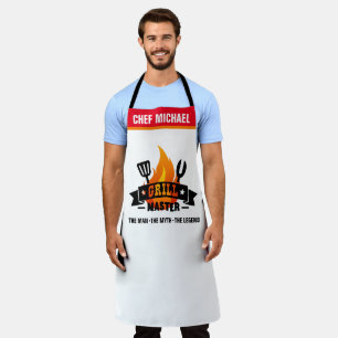 Tablier Grill Master L'homme Mythe Chef légende