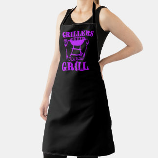 Tablier Grillers Grill Saucisson Barbecue Purple