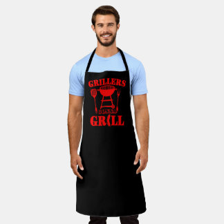 Tablier Grillers Grill Saucisson Barbecue Rouge