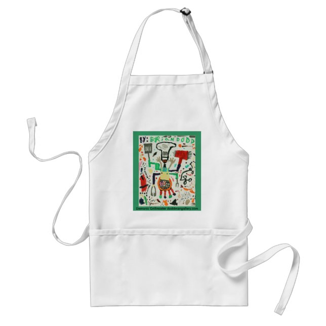 Tablier Grillmaster démoniaque (Devant)