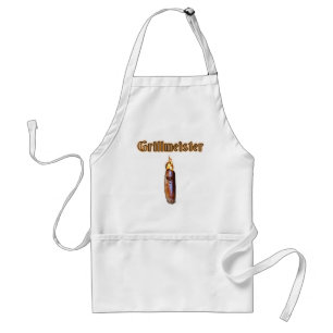 Tablier Grillmeister et saucisse brûlante BBQ Apron