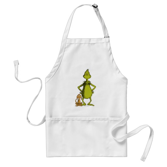Tablier Grinch | Max et posture Grinch (Devant)