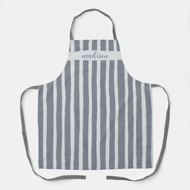 Tablier Gris personnalisé (Recto)