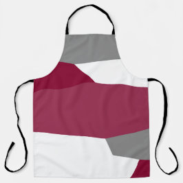 Tablier Gris rose et blanc