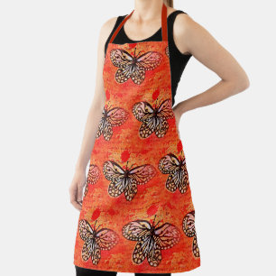 Tablier Gros papillons gras Motif Artsy Girly Cool