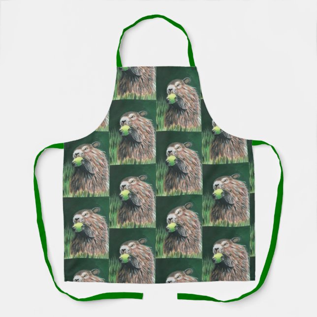Tablier  Groundhog All-Over Print Apron (Recto)