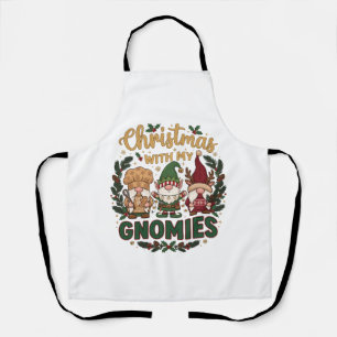 Tablier Guirlande de nains de Noël Canne à sucre