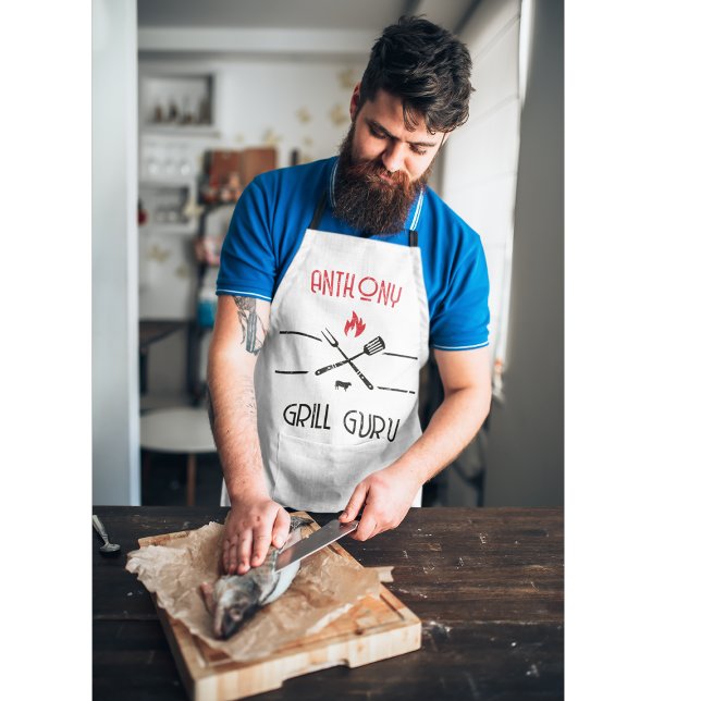 Tablier Guru Grill Personnalisé (Créateur téléchargé)