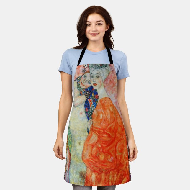 Tablier Gustav Klimt - Femmes amis (Porté)