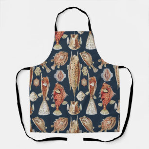 Tablier Haeckel Ostraciontes Poissons Tropicaux Art de la