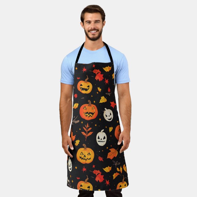 TABLIER HALLOWEEN (Porté)