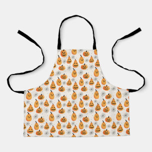 Tablier Halloween Citrouille Apron