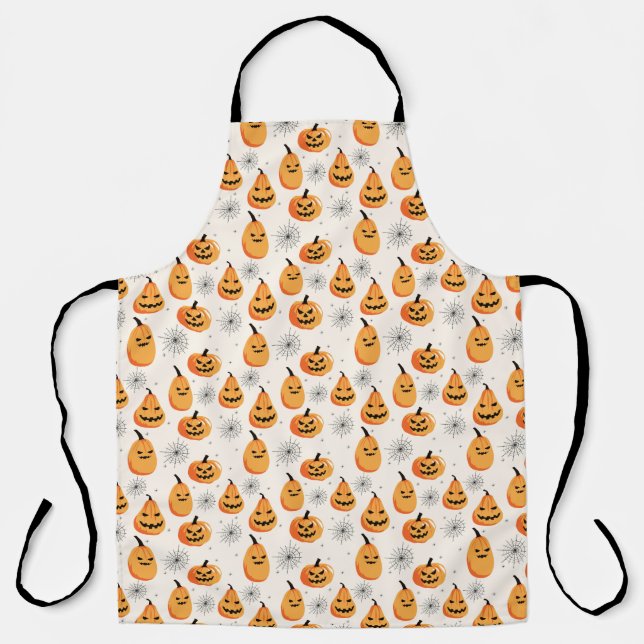 Tablier Halloween Citrouille Apron (Recto)
