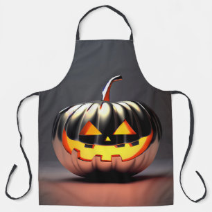 Tablier Halloween Citrouille brillant