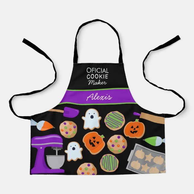 TABLIER HALLOWEEN COOKIE MAKER (Recto)
