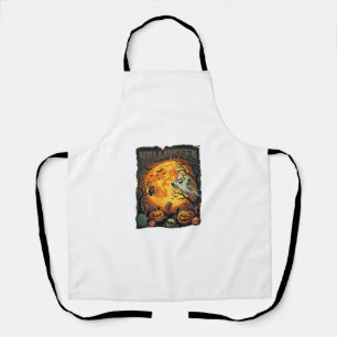 Tablier Halloween Fantôme Pleine Lune Jack Lanterns Zombie
