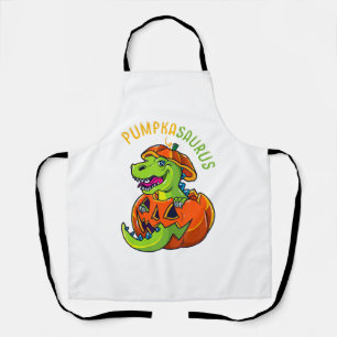 Tablier Halloween garçons Hommes Pumpkasaurus Dinosaur Cit