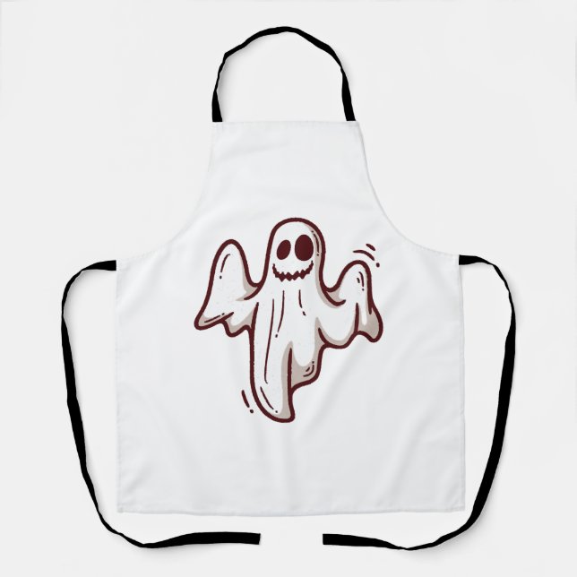 Tablier Halloween ghost (Recto)