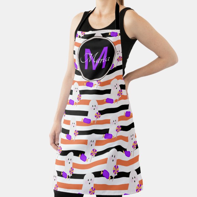 Tablier Halloween Ghost Candy (Insitu)